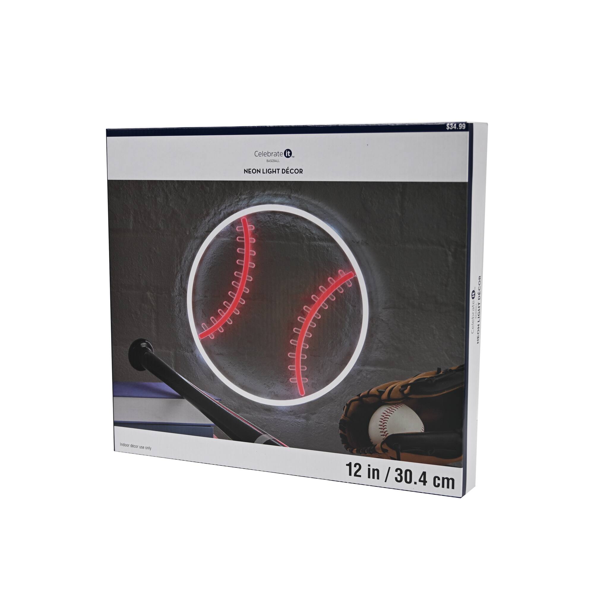 12" Baseball Neon Light Décor by Celebrate It™